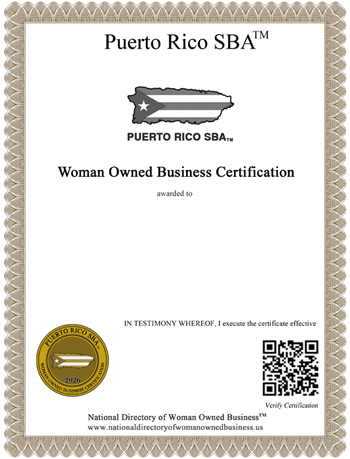 Certification Package Includes